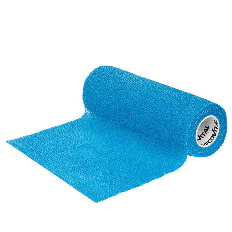 Bandaż kohezyjny 15 cm x 4,5m niebieski 1 sztuka