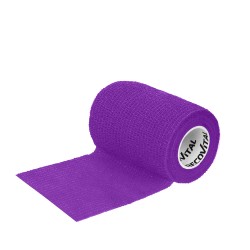 Bandaż kohezyjny 7,5 cm x 4,5m filetowy GORZKI 1 sztuka