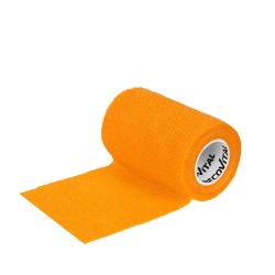 Bandaż kohezyjny 7.5 cm x 4,5m pomarańczowy 1 sztuka