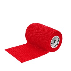 Bandaż kohezyjny 7,5 cm x 4,5m czerwony 1 sztuka