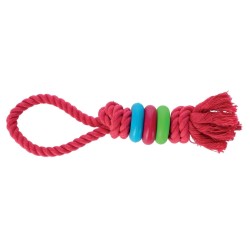 DINGO Pierścienie Denta Fresh 30 cm różowa