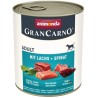 ANIMONDA PIES GranCarno Adult z łososiem i szpinakiem 800g