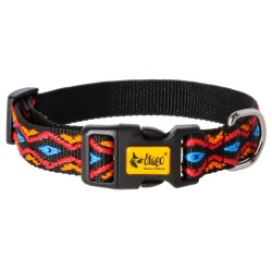 DINGO Obroża regulowna WINNETOU - czarna L