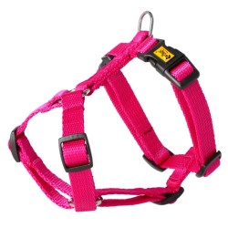 DINGO Szelki z Taśmy Dwupaskowe GUARD ENERGY dwie klamry - różowe S