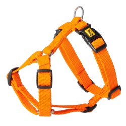 DINGO Szelki z Taśmy Dwupaskowe GUARD ENERGY dwie klamry - pomarańczowe S