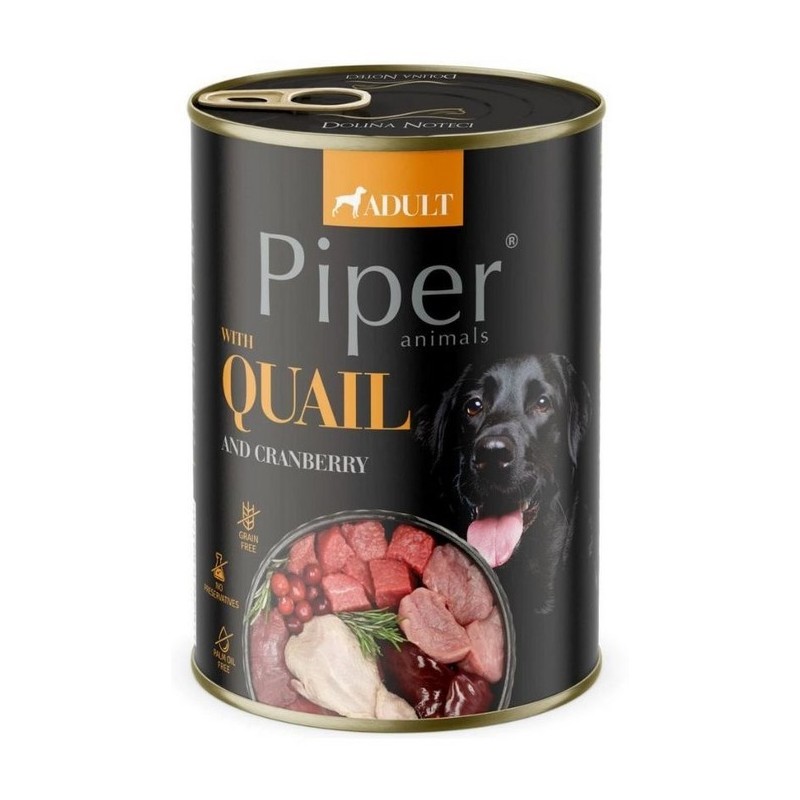 DOLINA NOTECI PIPER z przepiórką i żurawiną 400g