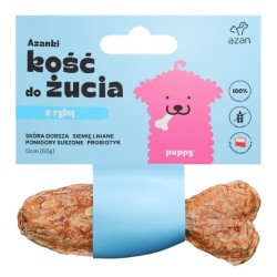 AZANKI Kość z dorszem i probiotykiem PUPPY 12 cm