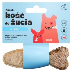 AZANKI Kość z krewetką skórze dorsza 12 cm