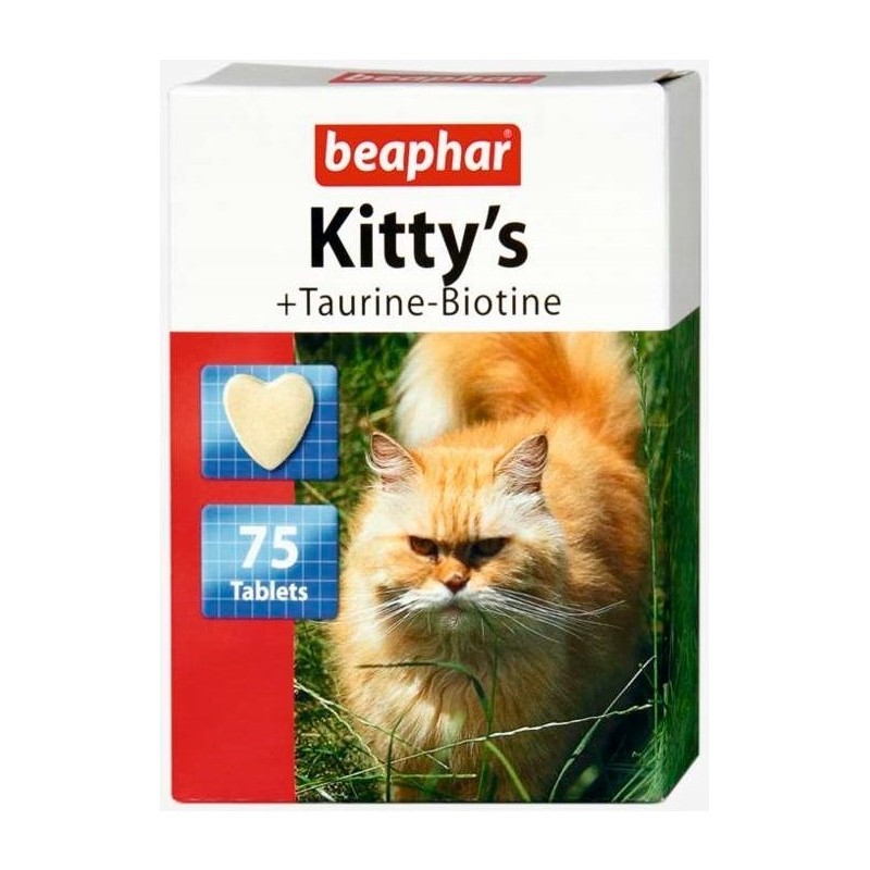 BEAPHAR Kitty's Taurine - Biotine 75 szt.
