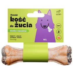 AZANKI Kość z insektami, jabłkiem, jeżówką i kokosem 17 cm