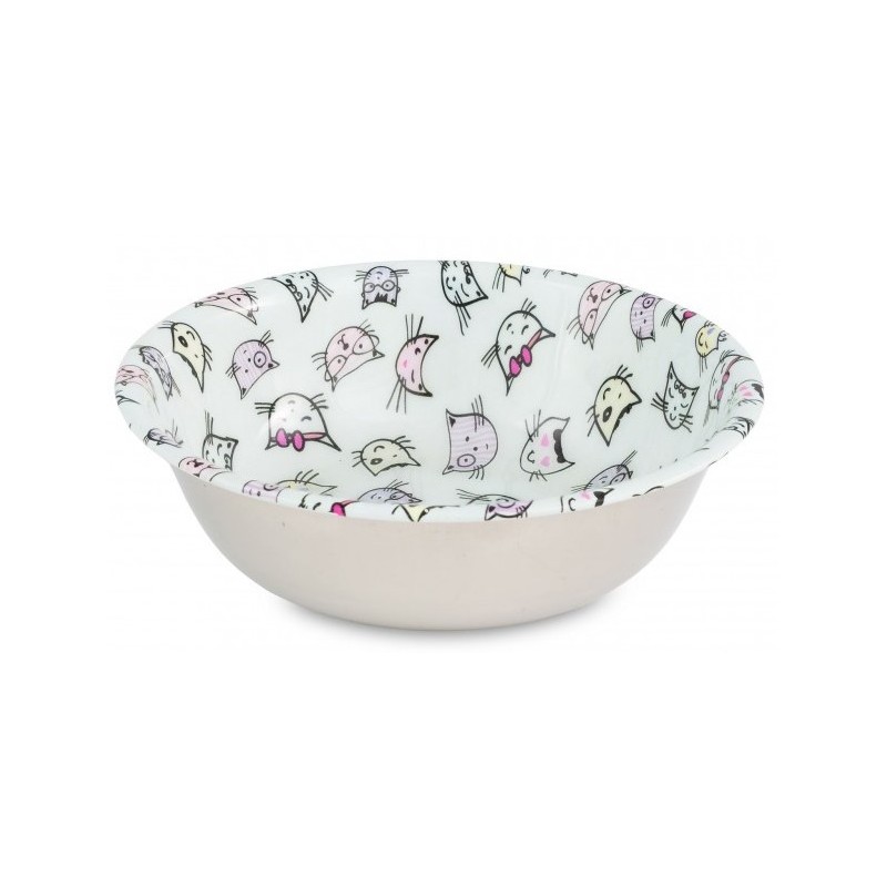 BARRY KING Miska dla kota ze stali nierdzewnej CAT HEAD 350 ml