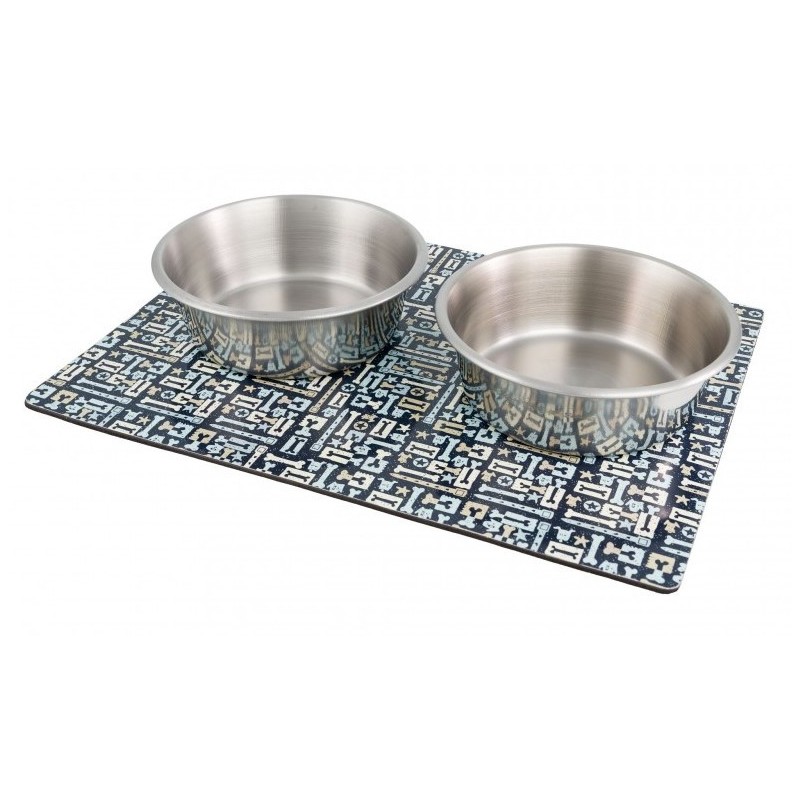 BARRY KING Zestaw 2 misek dla psa z matą magnetyczną 2 x 470 ml