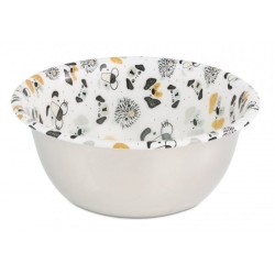 BARRY KING Miska ze stali nierdzewnej - Dog Faces 470 ml