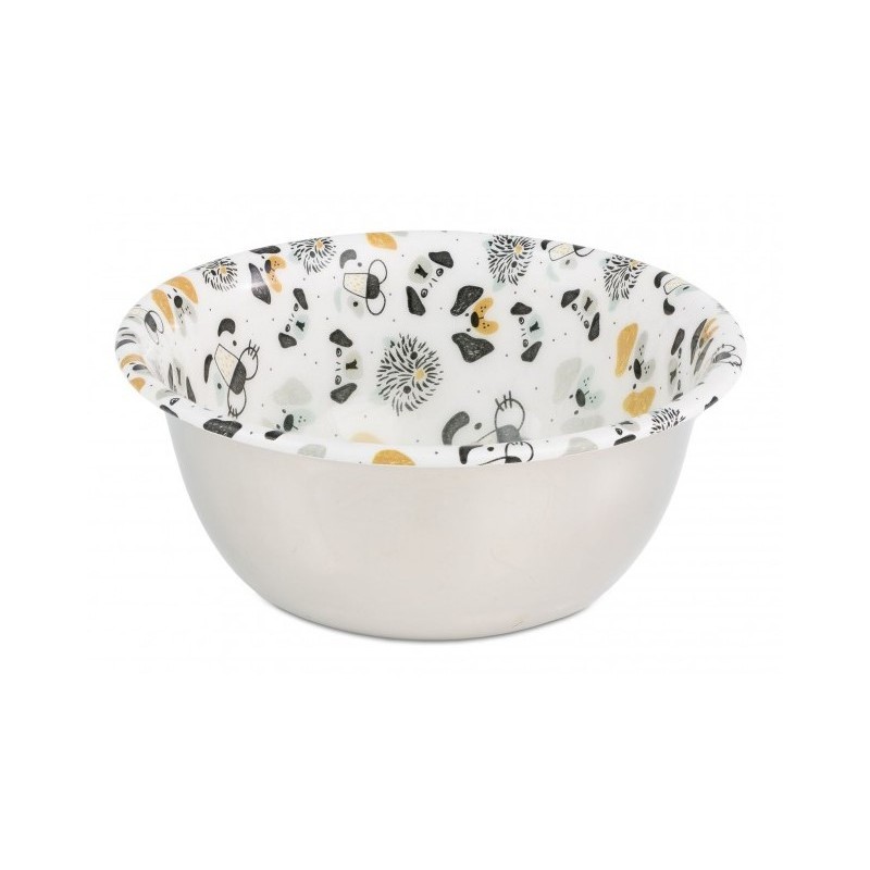 BARRY KING Miska ze stali nierdzewnej - Dog Faces 470 ml