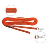 AMIPLAY Smycz treningowa Rubber 10 m - Pomarańczowa S-M