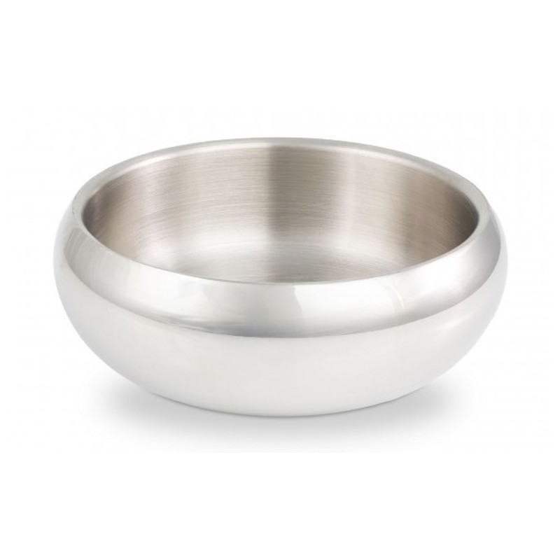 BARRY KING Miska dla kota ze stali nierdzewnej z podwójnymi ściankami 350 ml