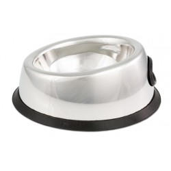 BARRY KING Miska dla psa owalna ze stali nierdzewnej antypoślizgowa z podwyższoną ścianką 380 ml