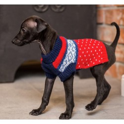 AMIPLAY Sweterek Bergen - Brązowy 42 cm