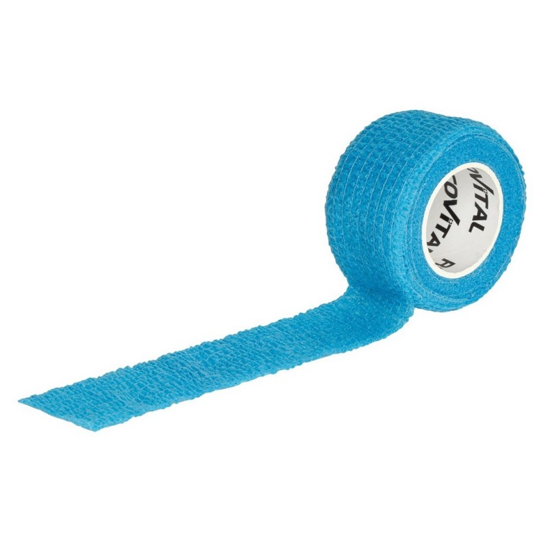 RECOVITAL Bandaż kohezyjny niebieski 2,5 cm x 4,5 m 1 szt.