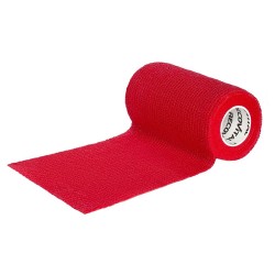 RECOVITAL Bandaż kohezyjny czerwony 10 cm x 4,5 m 1 sztuka
