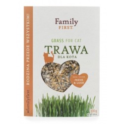 FAMILY FIRST Trawa dla kota w pojemniku 100g