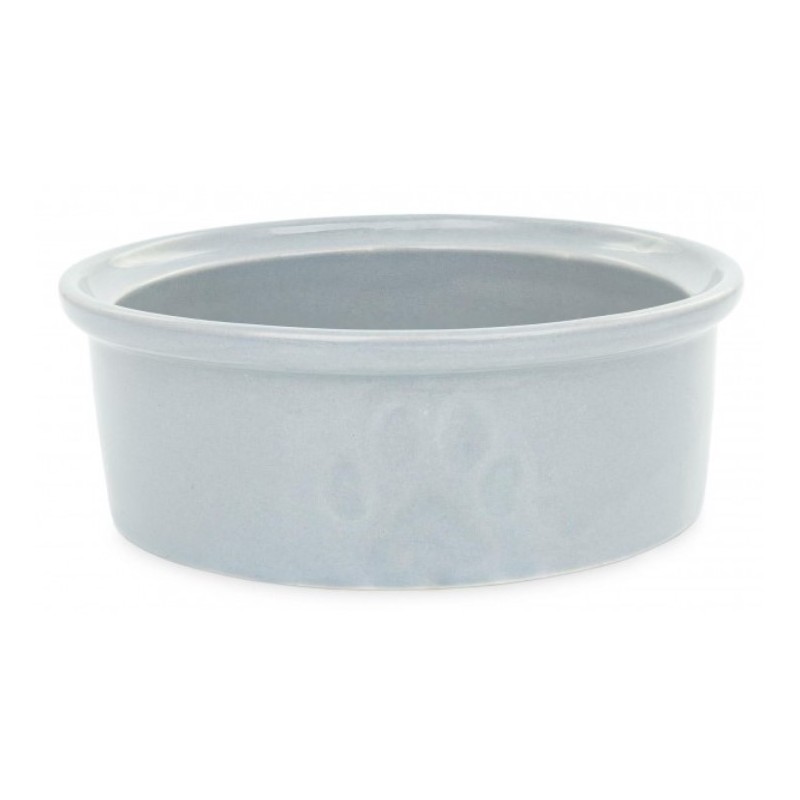 BARRY KING Miska dla psa ceramiczna 12 cm - szara