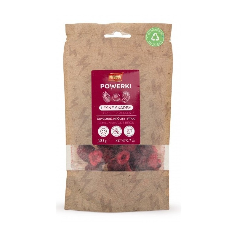 VITAPOL Powerki Leśne skarby dla gryzoni, królika oraz ptaków egzotycznych 20g