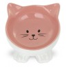 BARRY KING Miska ceramiczna dla kota w kształcie kota na nóżkach 11,5 cm - różowa