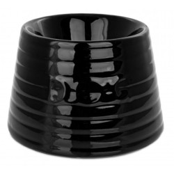BARRY KING Miska ceramiczna dla psa rasy długouche 13 x 11 x 10 cm  - czarna