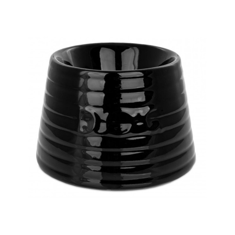 BARRY KING Miska ceramiczna dla psa rasy długouche 13 x 11 x 10 cm  - czarna