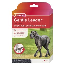 BEAPHAR Gentle Leader - obroża uzdowa rozmiar L Czarny