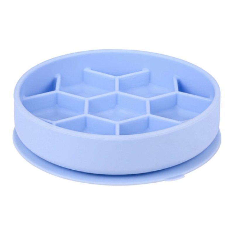 ZOLUX Silikonowa miska spowalniająca jedzenie - niebieska M