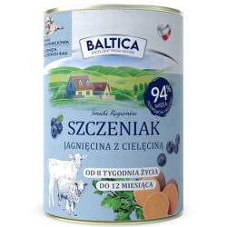 BALTICA SMAKI REGIONÓW Szczeniak Jagnięcina z cielęciną 400g