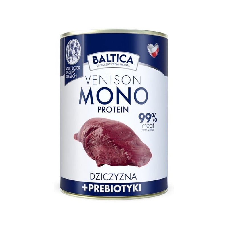 BALTICA NUTRACEUTIC Mono Venison 99% and prebiotics 400g