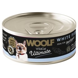 WOOLF Wild Cat Ultimate Can White Fish Pate - białoryby 85g