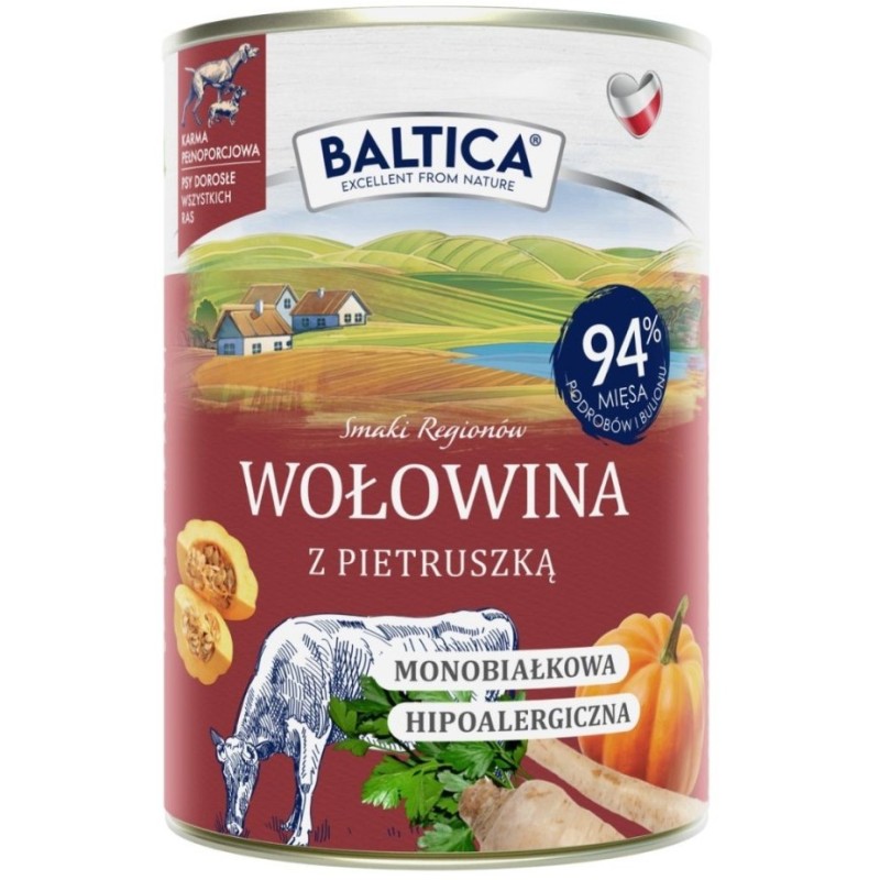 BALTICA SMAKI REGIONÓW Wołowina z pietruszką 400g