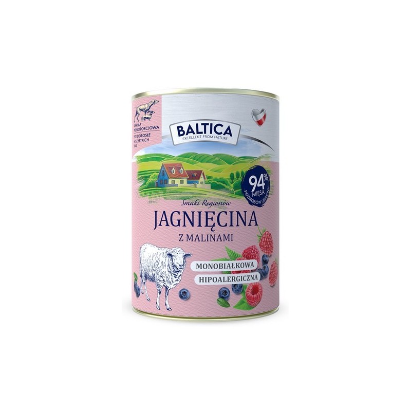 BALTICA SMAKI REGIONÓW Jagnięcina z malinami 400g