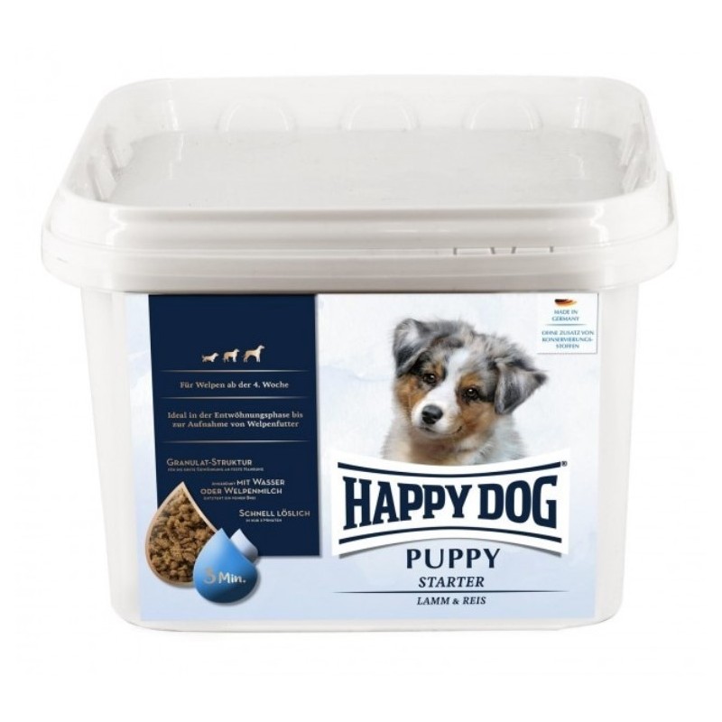 HAPPY DOG Puppy Starter Jagnięcina i ryż 1,5 kg