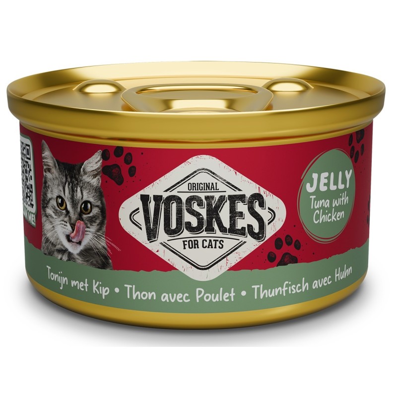 VOSKES Tuńczyk z Kurczakiem w galaretce 85g