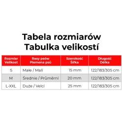 WAUDOG Waterproof smycz wodoodporna - niebieski S