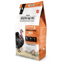 WIEJSKA ZAGRODA PIES Monobiałkowa Indyk - rozmiar chrupek S/M 6 kg