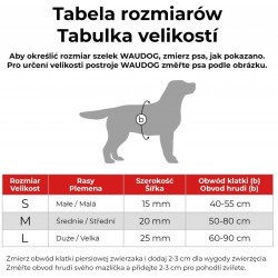 WAUDOG Nylon szelki z QR-paszportem wzór NASA21 M