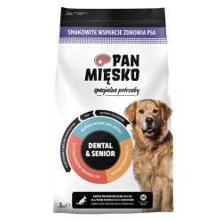 PAN MIĘSKO SENIOR Specjalne potrzeby Dental and Senior - rozmiar chrupek M 9 kg