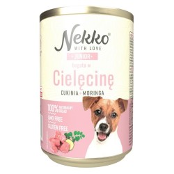 NEKKO Junior Cielęcina, cukinia i moringa (puszka) 400g
