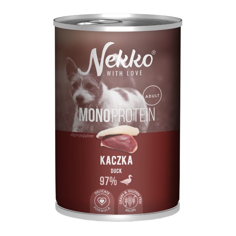 NEKKO Mono Adult Kaczka 400g (puszka)