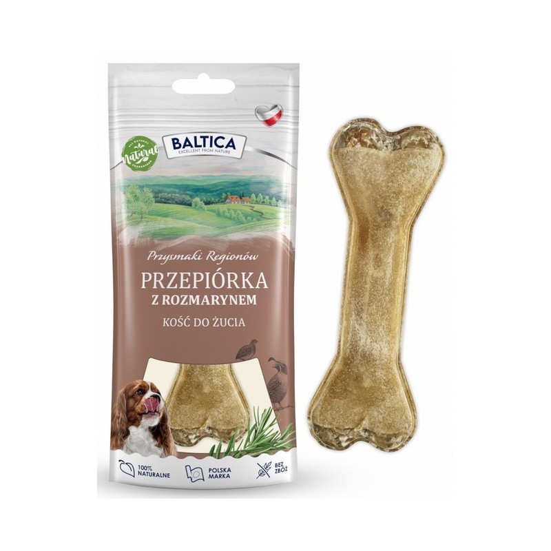 BALTICA PRZYSMAKI REGIONÓW Kość do żucia przepiórką 1 szt.