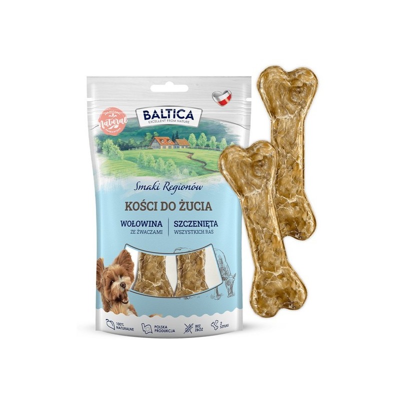 BALTICA PRZYSMAKI REGIONÓW Kości dla szczeniąt wołowa 2 szt.