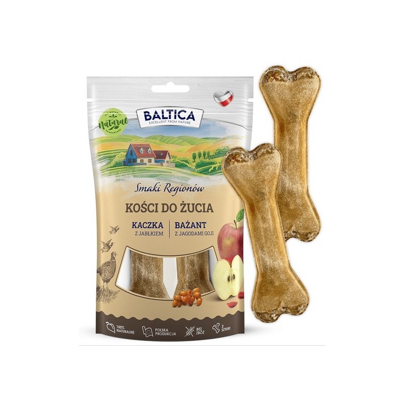 BALTICA PRZYSMAKI REGIONÓW Kości do żucia kaczka i bażant 2 szt.