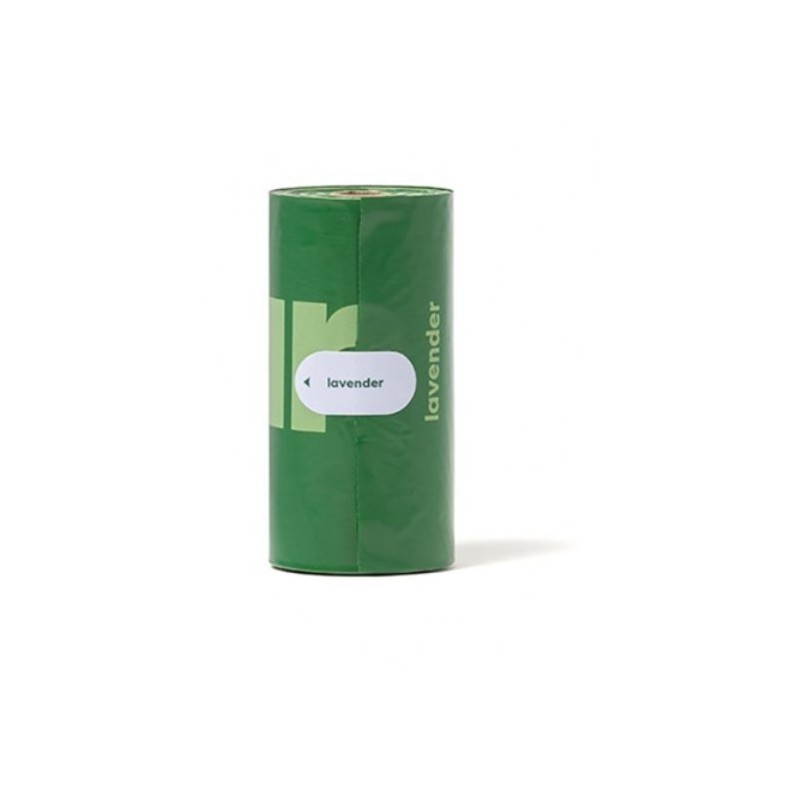 EARTH RATED Poop Bags lavender - woreczki lawendowe 1 rolka x 15 szt.