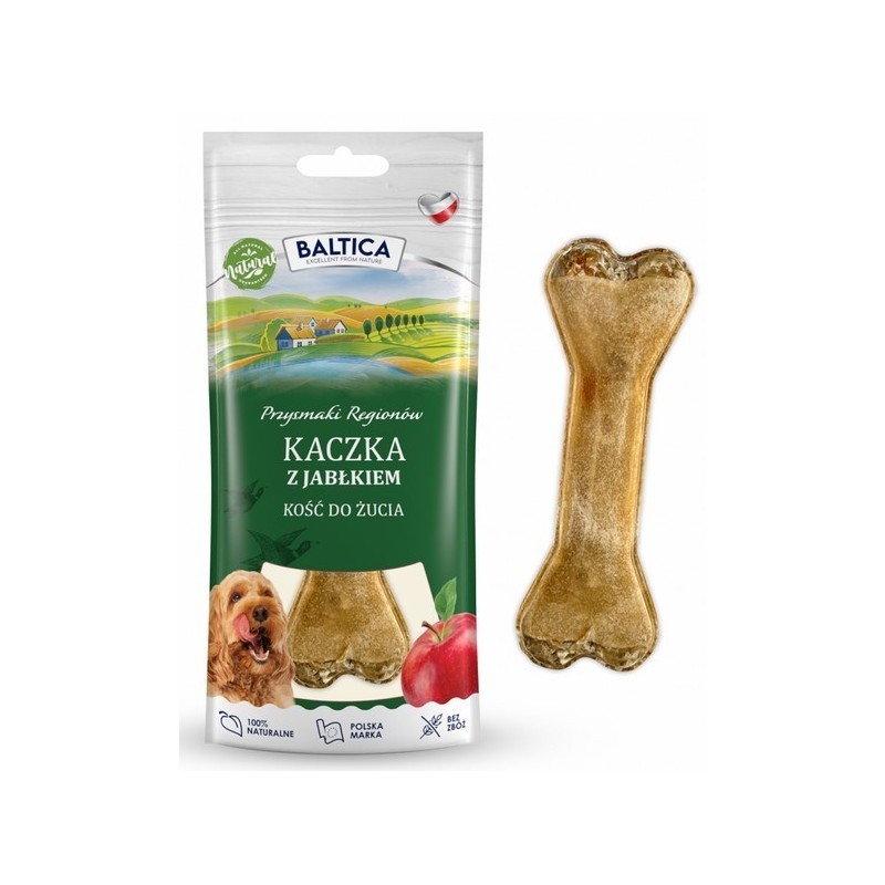 BALTICA PRZYSMAKI REGIONÓW Kość do żucia kaczka z jabłkiem 1 szt.